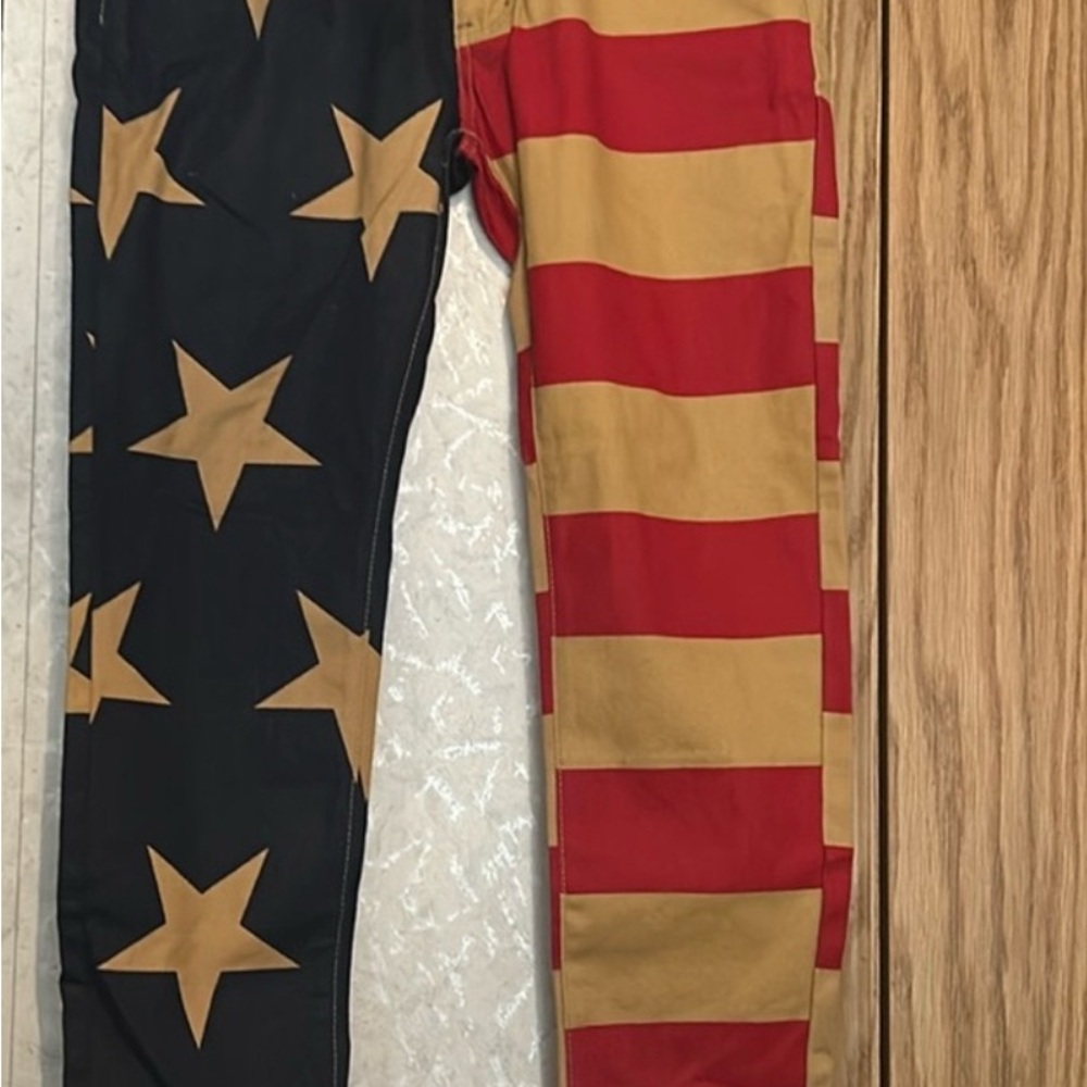 SL Fashions Black and Gold Bootcut Jeans